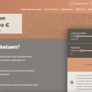tf bank väikelaen koduleht