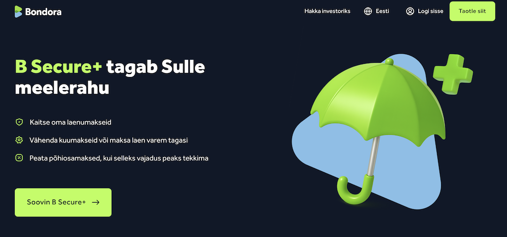 Bondora B Secure teenus